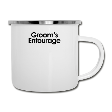 Hochzeit Emaille Tasse - Groom Shirt Hochzeitsfeier T Shirt Groom s Entourag