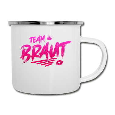 Hochzeit Emaille Tasse - Team Braut Junggesellinnenabschied