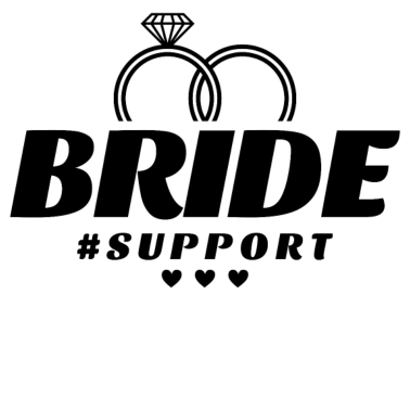 Motiv Braut Support Herz Team