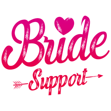 Motiv Braut Support Herz Team Junggesellinnen