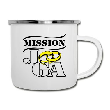 Hochzeit Emaille Tasse - Junggesellenabschied ...-