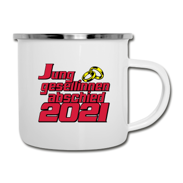 Hochzeit Emaille Tasse - Junggesellinenabschied 2021 ...-