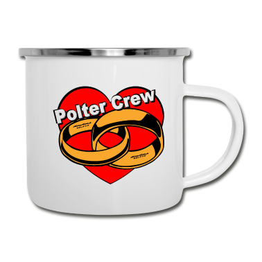 Hochzeit Emaille Tasse - Polter Crew /+