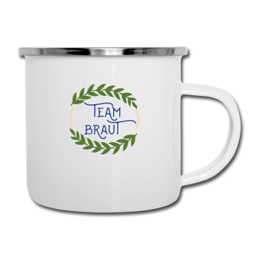 Hochzeit Emaille Tasse - Team Braut Hochzeit Geschenk