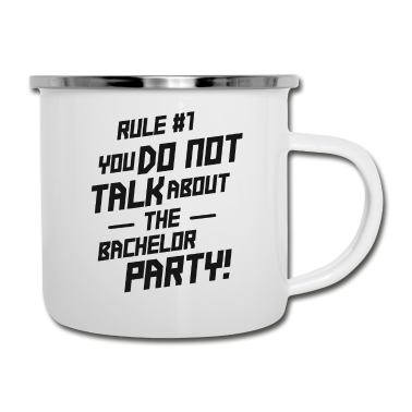 Hochzeit Emaille Tasse - Junggesellenabschied Hochzeit heiraten JGA Geschen