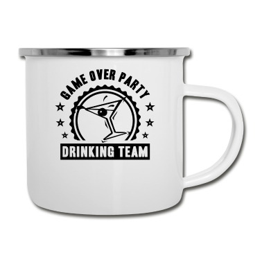 Hochzeit Emaille Tasse - Junggesellenabschied Game Over Party Geschenk