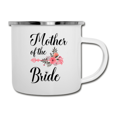 Hochzeit Emaille Tasse - Mutter der Braut Brautjungfer Junggesellenabschied