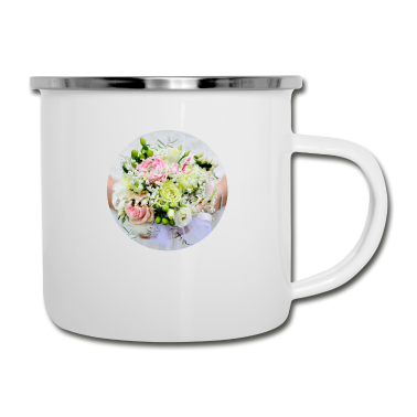 Hochzeit Emaille Tasse - Hochzeit 2000