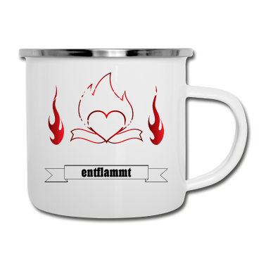 Hochzeit Emaille Tasse - Mein Herz Standesbeamter - Geschenk