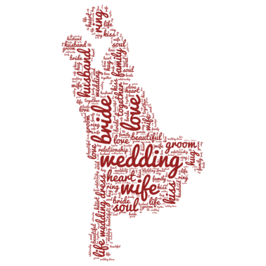 Motiv Küssendes Paar Hochzeit Liebe Braut Bräutigam Kuss