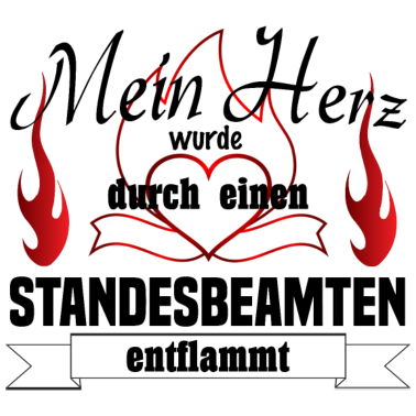 Motiv Mein Herz Standesbeamter - Geschenk
