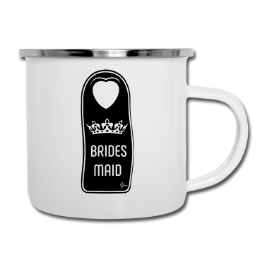 Hochzeit Emaille Tasse - The wedding´s Bridesmaid