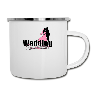 Hochzeit Emaille Tasse - Hochzeitsplaner Hochzeitscoordinator Geschenk