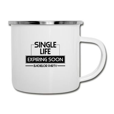 Hochzeit Emaille Tasse - Junggesellen JGA Bachelor Team Squad Bräutigam