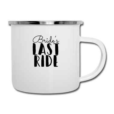 Hochzeit Emaille Tasse - junggesellin jga braut hochzeit