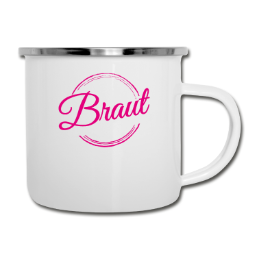 Hochzeit Emaille Tasse - Team Braut Bride JGA Hochzeit Polterabend