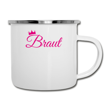 Hochzeit Emaille Tasse - Team Braut Bride JGA Hochzeit Polterabend
