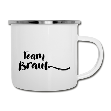 Hochzeit Emaille Tasse - Team Braut Bride JGA Hochzeit stag do Polterabend