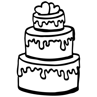 Motiv Hochzeitstorte Hochzeitsparty Geschenk / wedding