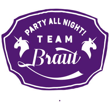 Motiv Team Bride Braut JGA Hochzeit Einhorn Polterabend