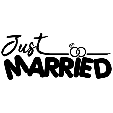 Motiv just married - Hochzeit - gerade verheiratet