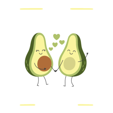 Motiv 30 Jahre verheiratet Avocado 30. Hochzeitstag