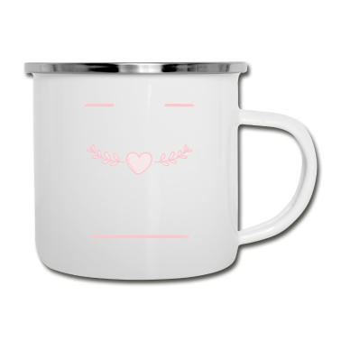 Hochzeit Emaille Tasse - 10 Jahre verheirtatet 10. Hochzeitstag