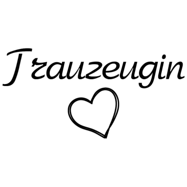 Motiv Träuzeugin Hochzeit Liebe Herz Geschenk