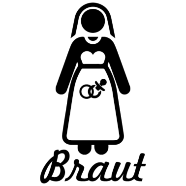 Motiv Braut Geschenk Junggesellin Paar Hochzeit Ehe