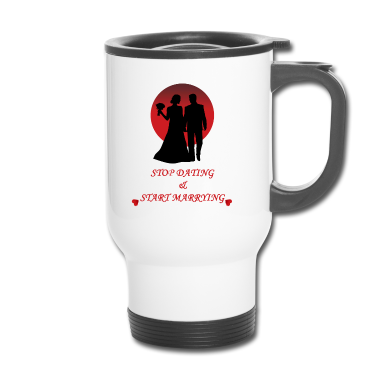 Hochzeit Thermobecher - Hochzeit Braut Bräutigam Geschenk Hochzeitsfeier