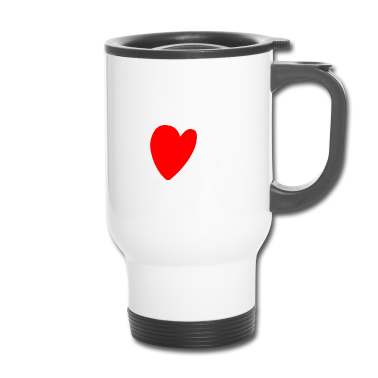 Hochzeit Thermobecher - I Love Mr.und Mrs. Hochzeitsfeier, Feier, Wedding