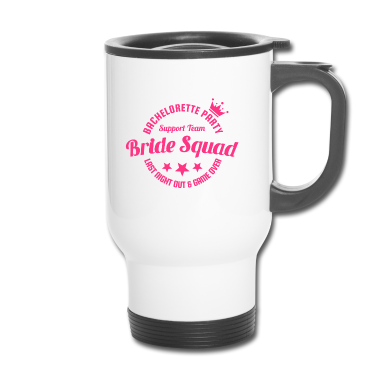 Hochzeit Thermobecher - BRIDE SQUAD Hochzeitsfeier JGA Geschenk Team Shirt