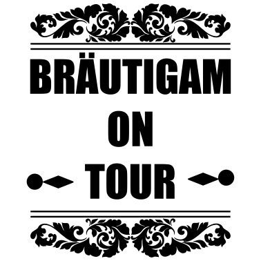 Motiv Bräutigam on Tour Hochzeit Heiraten Saufen Feiern