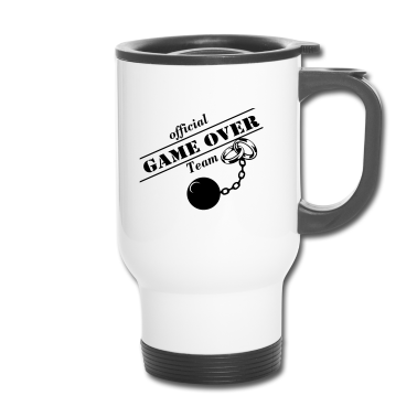 Hochzeit Thermobecher - JGA Game Over ...+