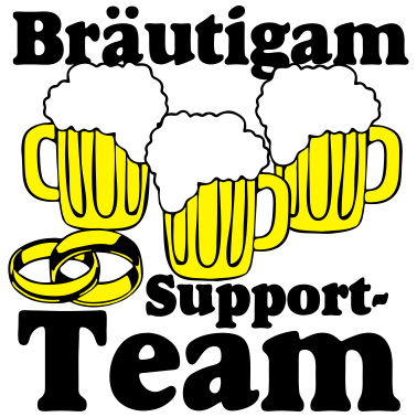 Motiv Bräutigam Support Team .../+