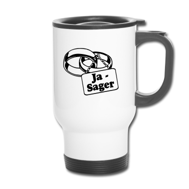 Hochzeit Thermobecher - JGA - Ja Sager .../+
