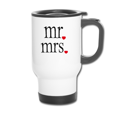 Hochzeit Thermobecher - Mr und Mrs - Hochzeitsgeschenk Party JGA