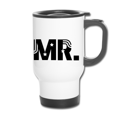 Hochzeit Thermobecher - Mr and Mrs married Hochzeit Feier Verheiratet Mrs