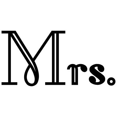 Motiv Mr and Mrs married Hochzeit Feier Verheiratet Mrs