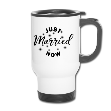 Hochzeit Thermobecher - Just Married Now Hochzeit Geschenk