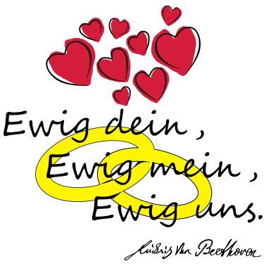 Motiv Ewig dein, Ewig mein, Ewig uns.