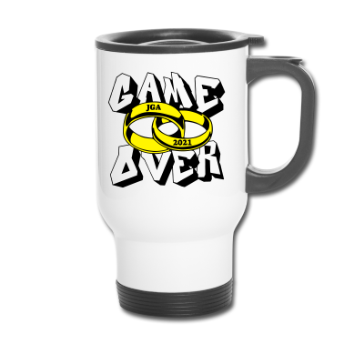 Hochzeit Thermobecher - JGA 2021 Hochzeit Game Over ...-