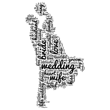 Motiv Küssendes Paar Hochzeit Liebe Braut Bräutigam Kuss