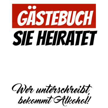 Motiv Hochzeitsparty Braut Bräutigam Gästebuch T-Shirt
