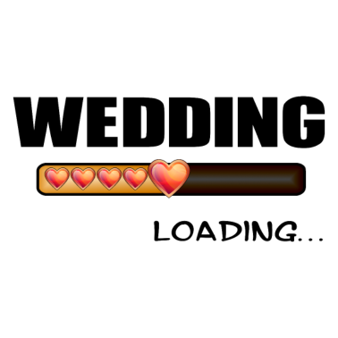Motiv Wedding loading lustige Geschenkidee heiraten