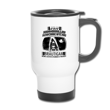 Hochzeit Thermobecher - Junggesellenabschied Bräutigam Geschenk T-Shirt