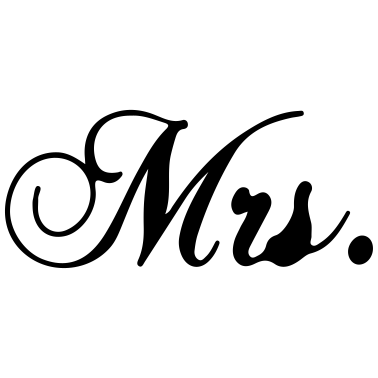 Motiv Mr and Mrs married Hochzeit Feier Verheiratet Mrs