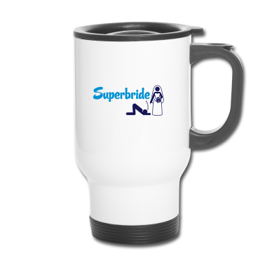 Hochzeit Thermobecher - Superbraut!