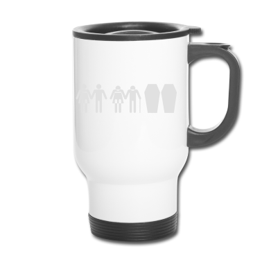 Hochzeit Thermobecher - Bis der Tod uns scheidet!