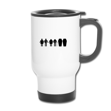 Hochzeit Thermobecher - Bis der Tod uns scheidet!